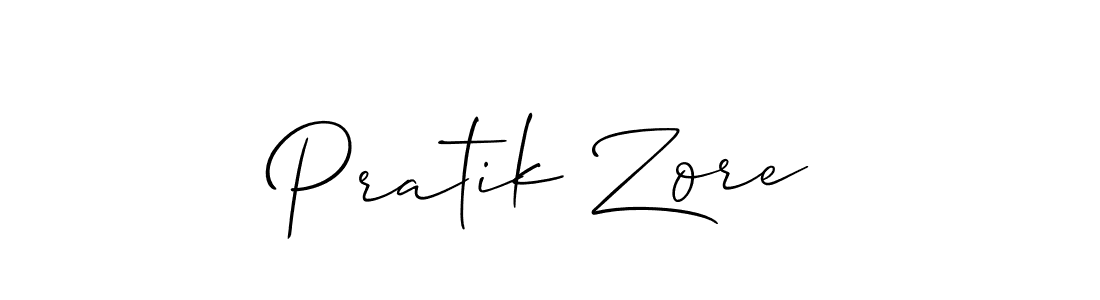 How to Draw Pratik Zore signature style? Allison_Script is a latest design signature styles for name Pratik Zore. Pratik Zore signature style 2 images and pictures png