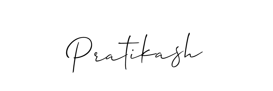 The best way (Allison_Script) to make a short signature is to pick only two or three words in your name. The name Pratikash include a total of six letters. For converting this name. Pratikash signature style 2 images and pictures png