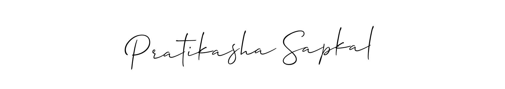 Best and Professional Signature Style for Pratikasha Sapkal. Allison_Script Best Signature Style Collection. Pratikasha Sapkal signature style 2 images and pictures png