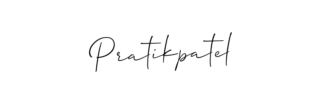 Similarly Allison_Script is the best handwritten signature design. Signature creator online .You can use it as an online autograph creator for name Pratikpatel. Pratikpatel signature style 2 images and pictures png