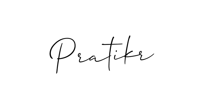 You can use this online signature creator to create a handwritten signature for the name Pratikr. This is the best online autograph maker. Pratikr signature style 2 images and pictures png