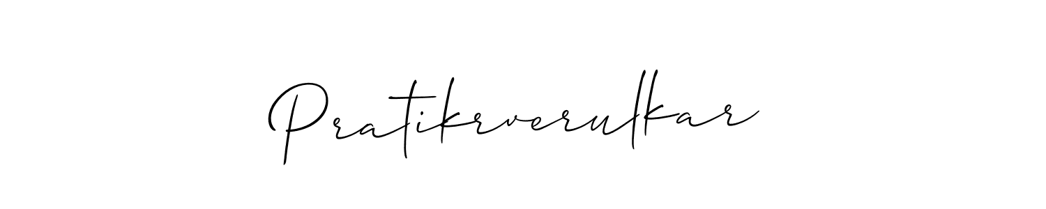 Also You can easily find your signature by using the search form. We will create Pratikrverulkar name handwritten signature images for you free of cost using Allison_Script sign style. Pratikrverulkar signature style 2 images and pictures png