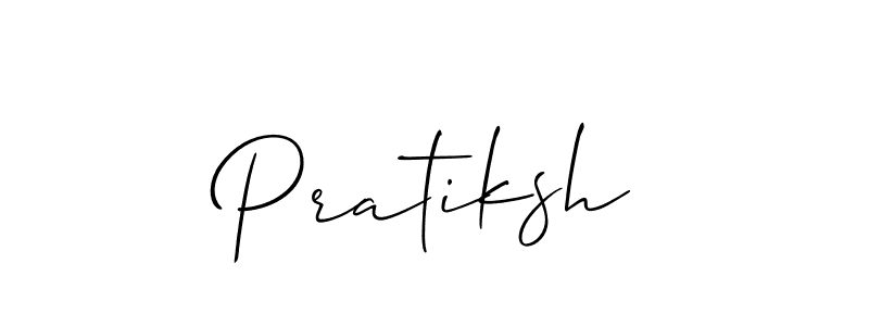 The best way (Allison_Script) to make a short signature is to pick only two or three words in your name. The name Pratiksh include a total of six letters. For converting this name. Pratiksh signature style 2 images and pictures png