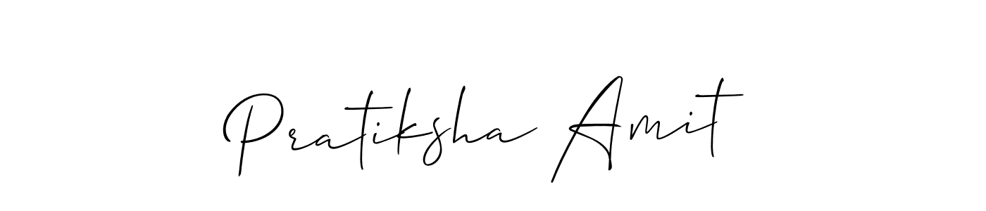 This is the best signature style for the Pratiksha Amit name. Also you like these signature font (Allison_Script). Mix name signature. Pratiksha Amit signature style 2 images and pictures png