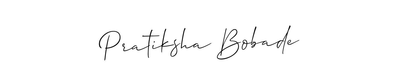 You can use this online signature creator to create a handwritten signature for the name Pratiksha Bobade. This is the best online autograph maker. Pratiksha Bobade signature style 2 images and pictures png