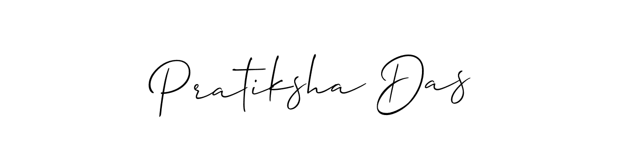if you are searching for the best signature style for your name Pratiksha Das. so please give up your signature search. here we have designed multiple signature styles  using Allison_Script. Pratiksha Das signature style 2 images and pictures png