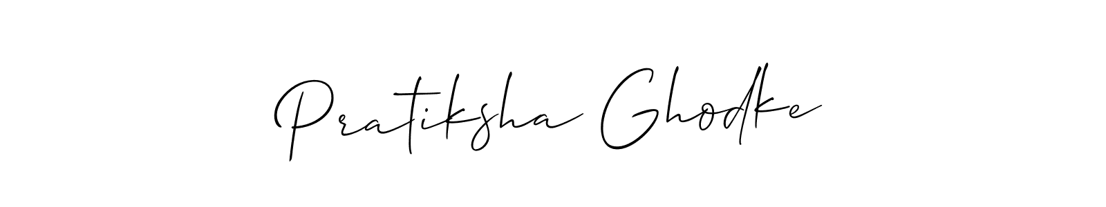 How to Draw Pratiksha Ghodke signature style? Allison_Script is a latest design signature styles for name Pratiksha Ghodke. Pratiksha Ghodke signature style 2 images and pictures png