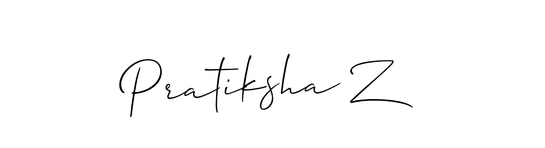 Best and Professional Signature Style for Pratiksha Z. Allison_Script Best Signature Style Collection. Pratiksha Z signature style 2 images and pictures png