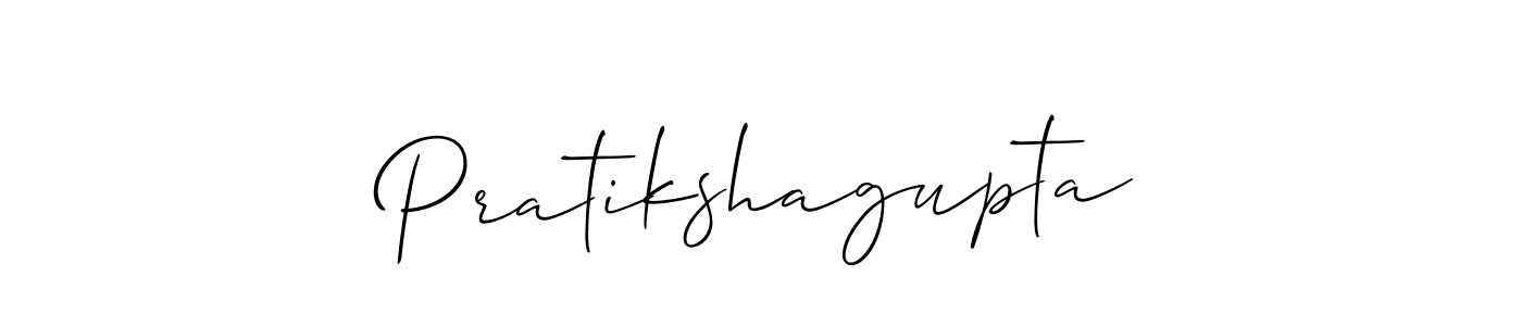 Use a signature maker to create a handwritten signature online. With this signature software, you can design (Allison_Script) your own signature for name Pratikshagupta. Pratikshagupta signature style 2 images and pictures png