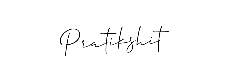 It looks lik you need a new signature style for name Pratikshit. Design unique handwritten (Allison_Script) signature with our free signature maker in just a few clicks. Pratikshit signature style 2 images and pictures png