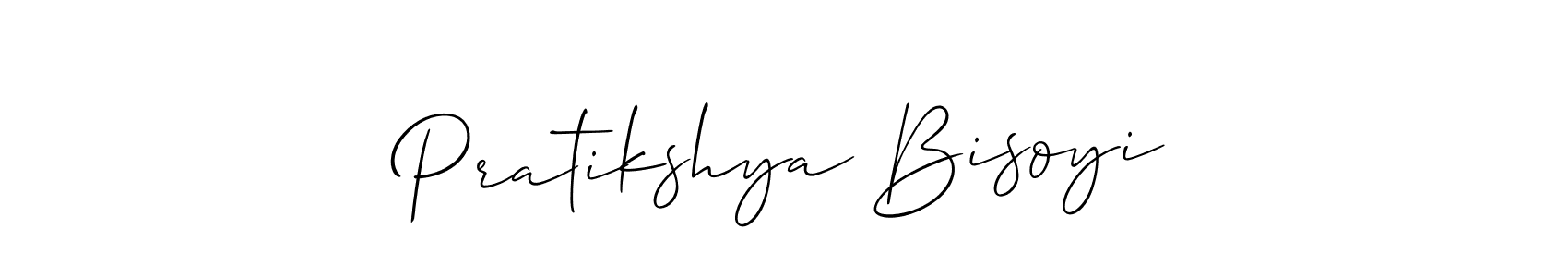 How to Draw Pratikshya Bisoyi signature style? Allison_Script is a latest design signature styles for name Pratikshya Bisoyi. Pratikshya Bisoyi signature style 2 images and pictures png