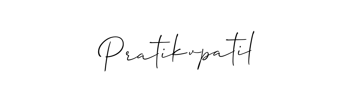 Make a beautiful signature design for name Pratikvpatil. Use this online signature maker to create a handwritten signature for free. Pratikvpatil signature style 2 images and pictures png