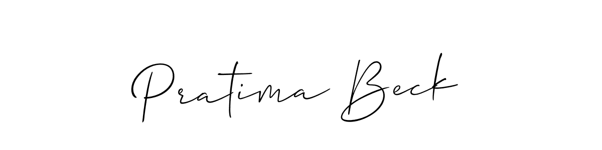 Once you've used our free online signature maker to create your best signature Allison_Script style, it's time to enjoy all of the benefits that Pratima Beck name signing documents. Pratima Beck signature style 2 images and pictures png