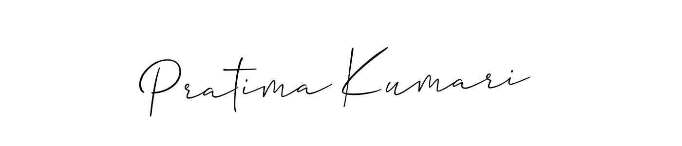 The best way (Allison_Script) to make a short signature is to pick only two or three words in your name. The name Pratima Kumari include a total of six letters. For converting this name. Pratima Kumari signature style 2 images and pictures png