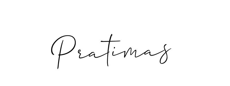 It looks lik you need a new signature style for name Pratimas. Design unique handwritten (Allison_Script) signature with our free signature maker in just a few clicks. Pratimas signature style 2 images and pictures png