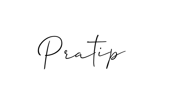 Pratip stylish signature style. Best Handwritten Sign (Allison_Script) for my name. Handwritten Signature Collection Ideas for my name Pratip. Pratip signature style 2 images and pictures png