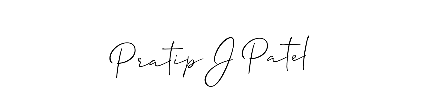 Make a beautiful signature design for name Pratip J Patel. Use this online signature maker to create a handwritten signature for free. Pratip J Patel signature style 2 images and pictures png