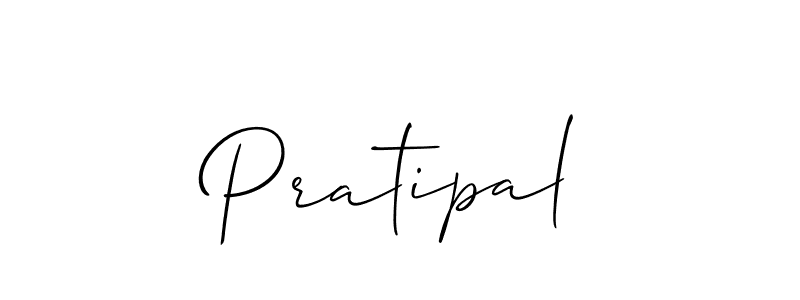 Design your own signature with our free online signature maker. With this signature software, you can create a handwritten (Allison_Script) signature for name Pratipal. Pratipal signature style 2 images and pictures png