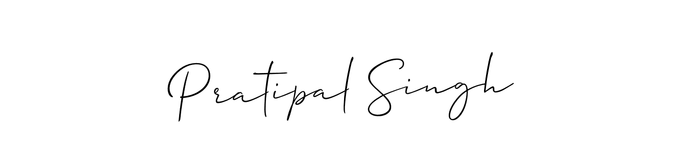 Also we have Pratipal Singh name is the best signature style. Create professional handwritten signature collection using Allison_Script autograph style. Pratipal Singh signature style 2 images and pictures png