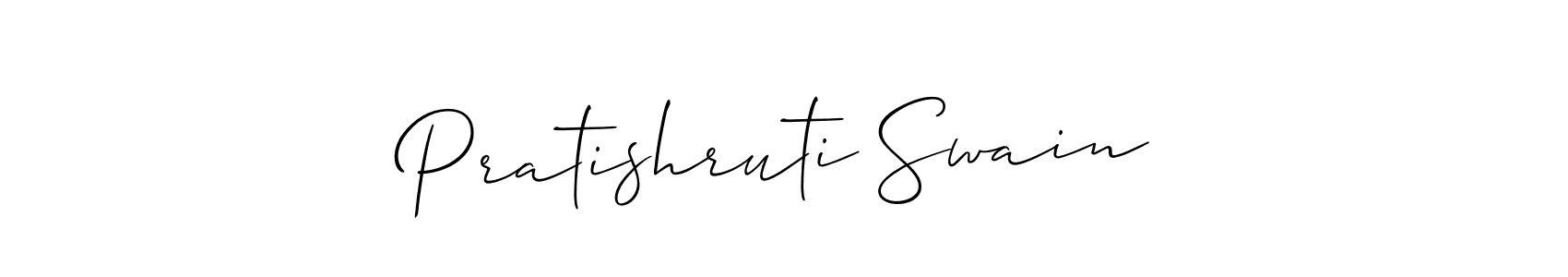 It looks lik you need a new signature style for name Pratishruti Swain. Design unique handwritten (Allison_Script) signature with our free signature maker in just a few clicks. Pratishruti Swain signature style 2 images and pictures png