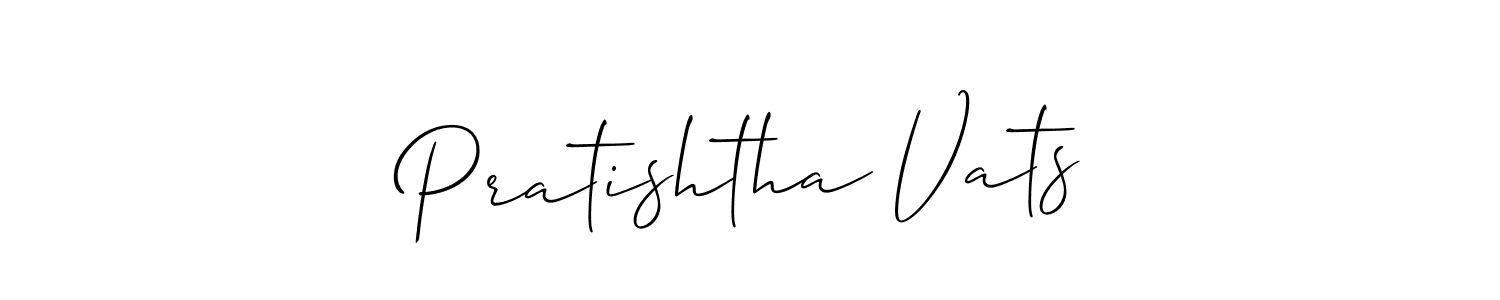 You can use this online signature creator to create a handwritten signature for the name Pratishtha Vats. This is the best online autograph maker. Pratishtha Vats signature style 2 images and pictures png