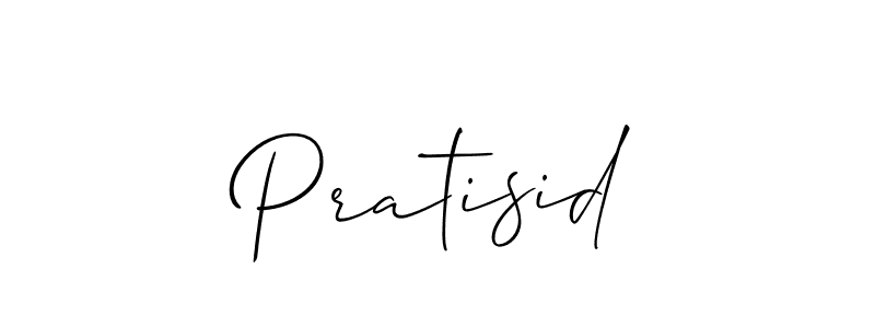 Pratisid stylish signature style. Best Handwritten Sign (Allison_Script) for my name. Handwritten Signature Collection Ideas for my name Pratisid. Pratisid signature style 2 images and pictures png