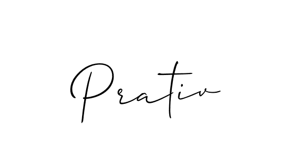 if you are searching for the best signature style for your name Prativ. so please give up your signature search. here we have designed multiple signature styles  using Allison_Script. Prativ signature style 2 images and pictures png