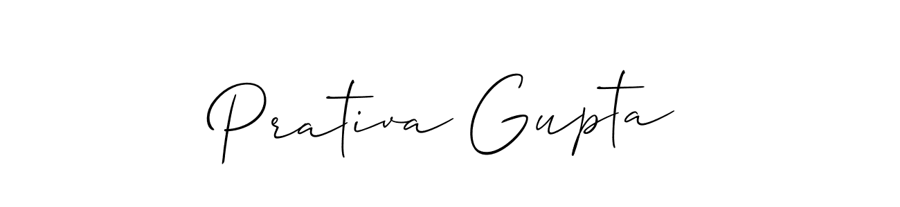 Make a beautiful signature design for name Prativa Gupta. With this signature (Allison_Script) style, you can create a handwritten signature for free. Prativa Gupta signature style 2 images and pictures png