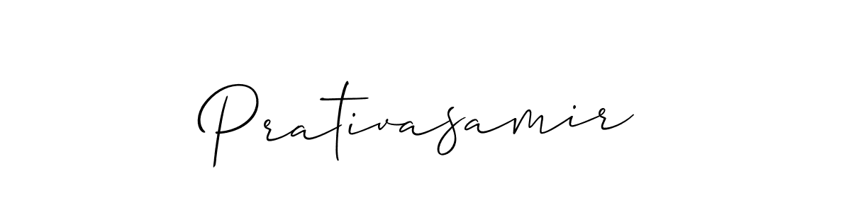 Also we have Prativasamir name is the best signature style. Create professional handwritten signature collection using Allison_Script autograph style. Prativasamir signature style 2 images and pictures png