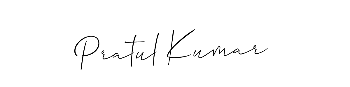 Once you've used our free online signature maker to create your best signature Allison_Script style, it's time to enjoy all of the benefits that Pratul Kumar name signing documents. Pratul Kumar signature style 2 images and pictures png