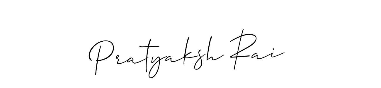 Pratyaksh Rai stylish signature style. Best Handwritten Sign (Allison_Script) for my name. Handwritten Signature Collection Ideas for my name Pratyaksh Rai. Pratyaksh Rai signature style 2 images and pictures png