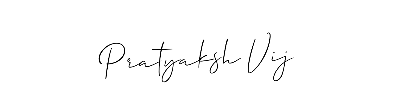 Once you've used our free online signature maker to create your best signature Allison_Script style, it's time to enjoy all of the benefits that Pratyaksh Vij name signing documents. Pratyaksh Vij signature style 2 images and pictures png