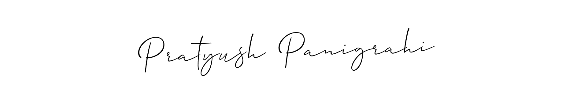 Make a short Pratyush  Panigrahi signature style. Manage your documents anywhere anytime using Allison_Script. Create and add eSignatures, submit forms, share and send files easily. Pratyush  Panigrahi signature style 2 images and pictures png