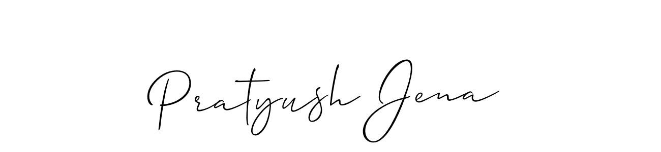 How to Draw Pratyush Jena signature style? Allison_Script is a latest design signature styles for name Pratyush Jena. Pratyush Jena signature style 2 images and pictures png