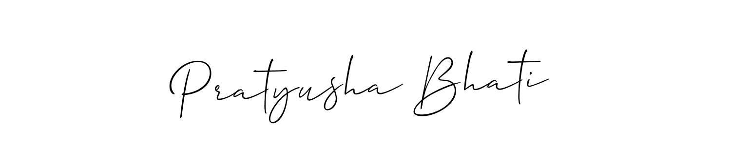 How to Draw Pratyusha Bhati signature style? Allison_Script is a latest design signature styles for name Pratyusha Bhati. Pratyusha Bhati signature style 2 images and pictures png