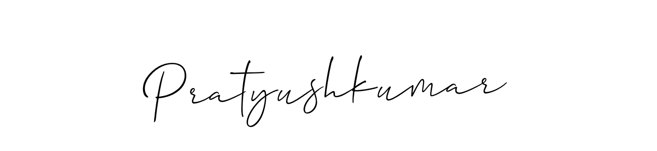 You should practise on your own different ways (Allison_Script) to write your name (Pratyushkumar) in signature. don't let someone else do it for you. Pratyushkumar signature style 2 images and pictures png