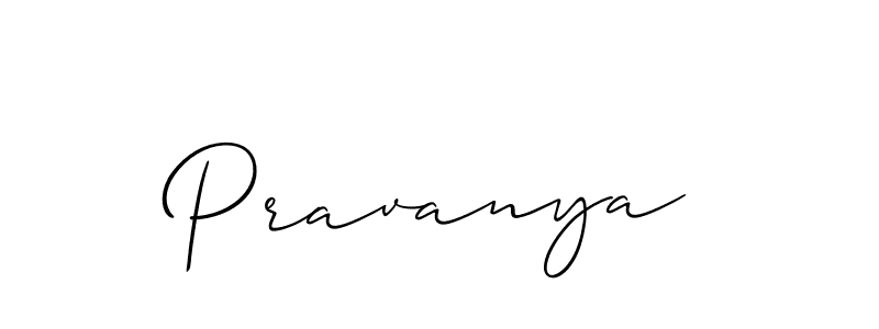 Also we have Pravanya name is the best signature style. Create professional handwritten signature collection using Allison_Script autograph style. Pravanya signature style 2 images and pictures png