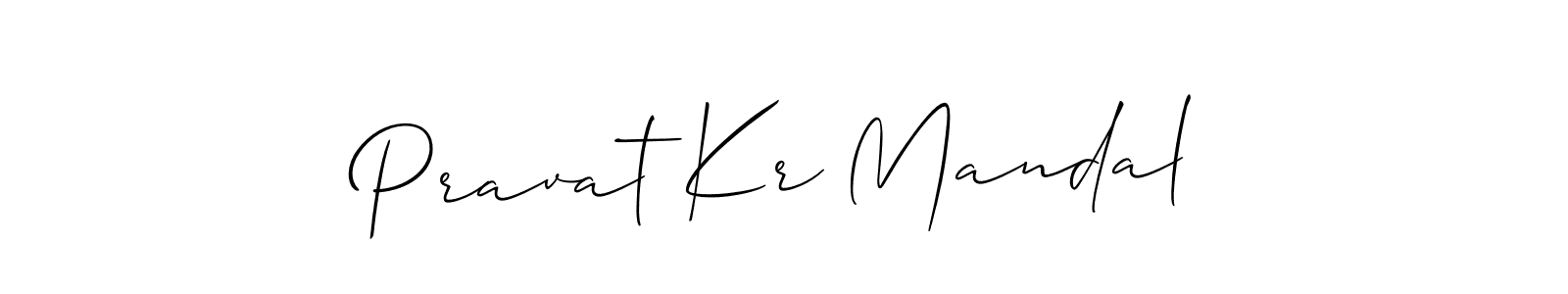 The best way (Allison_Script) to make a short signature is to pick only two or three words in your name. The name Pravat Kr Mandal include a total of six letters. For converting this name. Pravat Kr Mandal signature style 2 images and pictures png