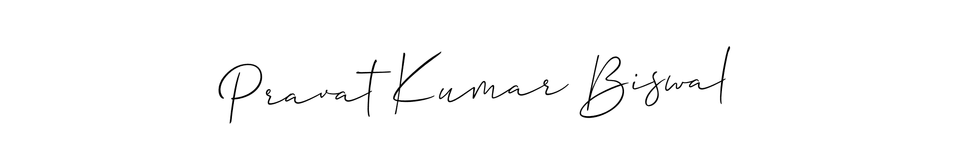 Also we have Pravat Kumar Biswal name is the best signature style. Create professional handwritten signature collection using Allison_Script autograph style. Pravat Kumar Biswal signature style 2 images and pictures png