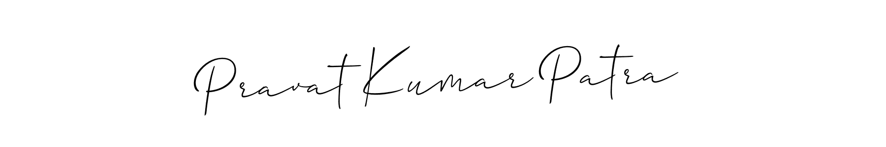 Make a short Pravat Kumar Patra signature style. Manage your documents anywhere anytime using Allison_Script. Create and add eSignatures, submit forms, share and send files easily. Pravat Kumar Patra signature style 2 images and pictures png