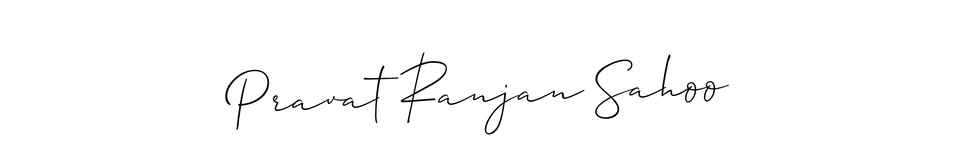 Make a beautiful signature design for name Pravat Ranjan Sahoo. With this signature (Allison_Script) style, you can create a handwritten signature for free. Pravat Ranjan Sahoo signature style 2 images and pictures png