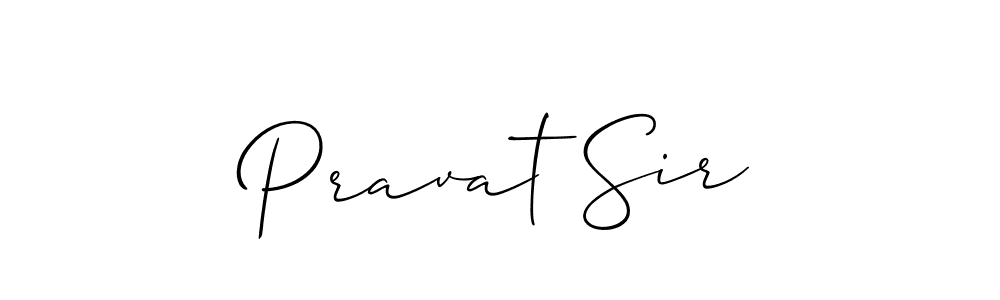 Create a beautiful signature design for name Pravat Sir. With this signature (Allison_Script) fonts, you can make a handwritten signature for free. Pravat Sir signature style 2 images and pictures png