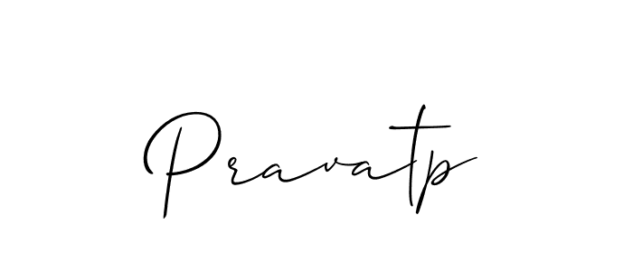 Create a beautiful signature design for name Pravatp. With this signature (Allison_Script) fonts, you can make a handwritten signature for free. Pravatp signature style 2 images and pictures png