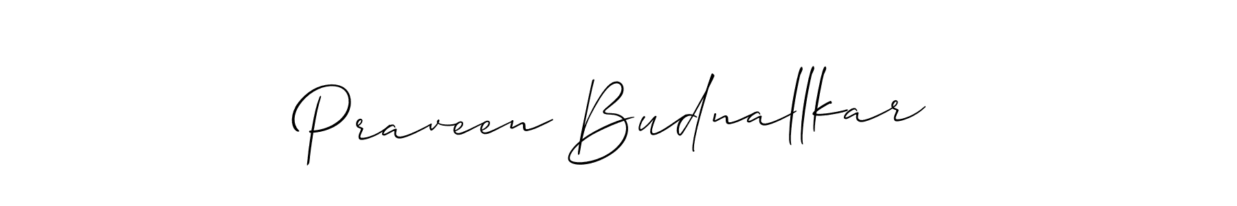 You can use this online signature creator to create a handwritten signature for the name Praveen Budnallkar. This is the best online autograph maker. Praveen Budnallkar signature style 2 images and pictures png