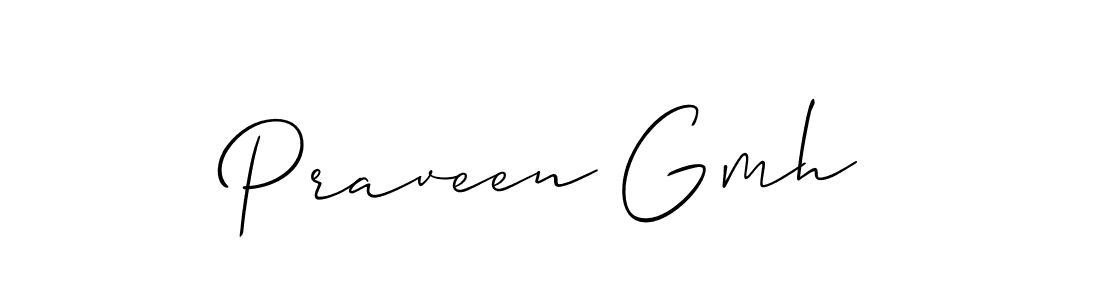 You can use this online signature creator to create a handwritten signature for the name Praveen Gmh. This is the best online autograph maker. Praveen Gmh signature style 2 images and pictures png