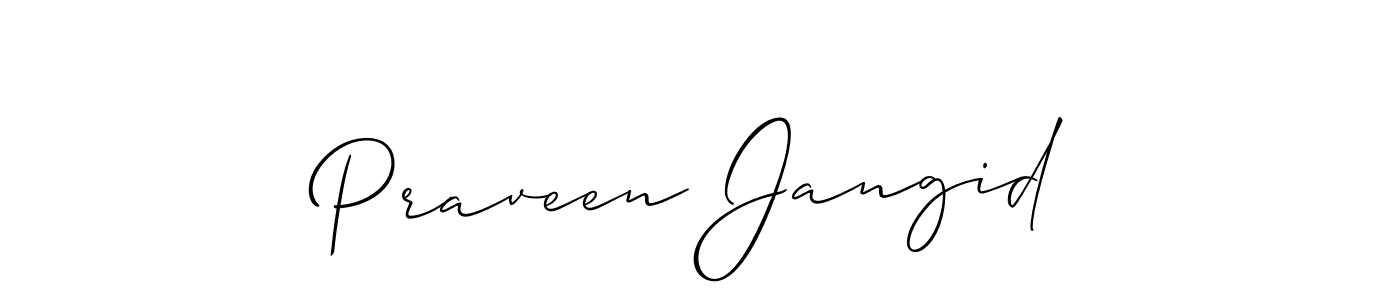 This is the best signature style for the Praveen Jangid name. Also you like these signature font (Allison_Script). Mix name signature. Praveen Jangid signature style 2 images and pictures png