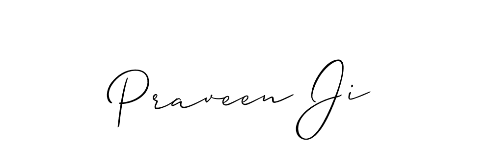 Make a beautiful signature design for name Praveen Ji. Use this online signature maker to create a handwritten signature for free. Praveen Ji signature style 2 images and pictures png