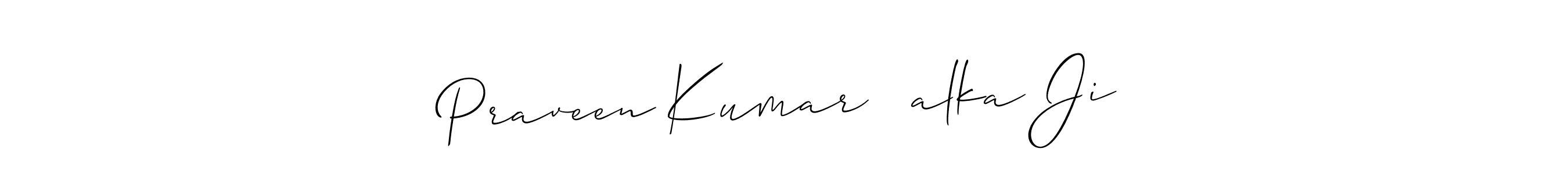 Here are the top 10 professional signature styles for the name Praveen Kumar ❤️alka Ji. These are the best autograph styles you can use for your name. Praveen Kumar ❤️alka Ji signature style 2 images and pictures png