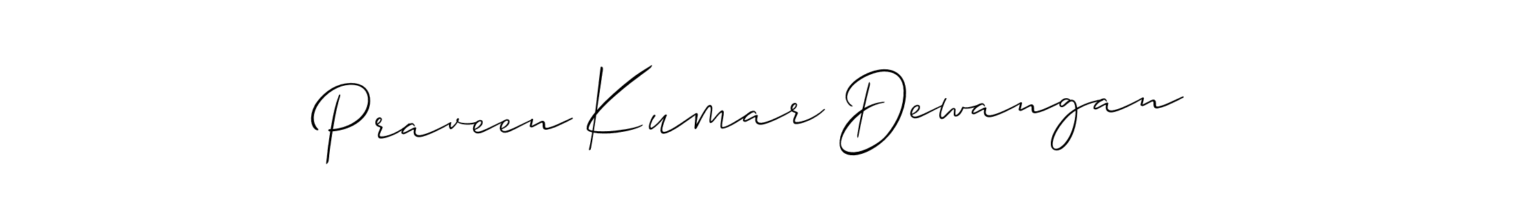 You should practise on your own different ways (Allison_Script) to write your name (Praveen Kumar Dewangan) in signature. don't let someone else do it for you. Praveen Kumar Dewangan signature style 2 images and pictures png