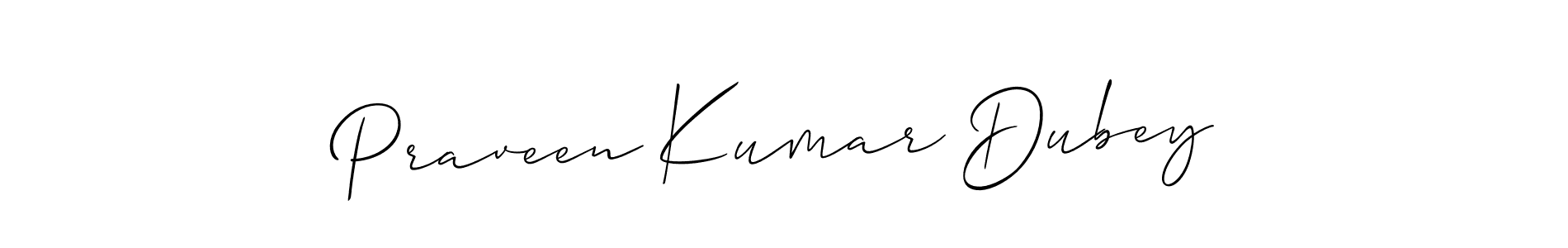 How to Draw Praveen Kumar Dubey signature style? Allison_Script is a latest design signature styles for name Praveen Kumar Dubey. Praveen Kumar Dubey signature style 2 images and pictures png